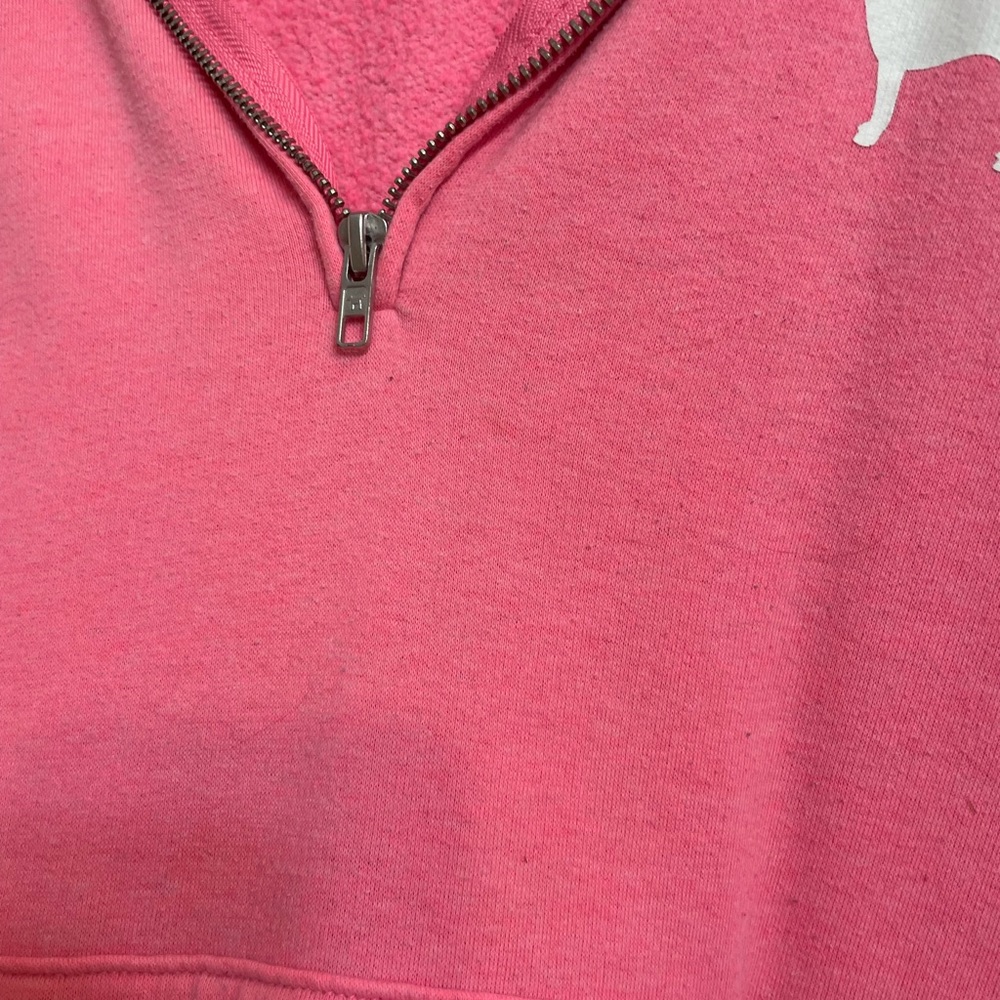 Pink quarter zip sweatshirt - Picture 7 of 8
